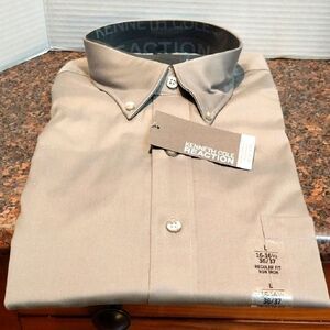 Kenneth Cole Reaction Men's GREY Shirt...SIZE 16.5/ 36-37...New